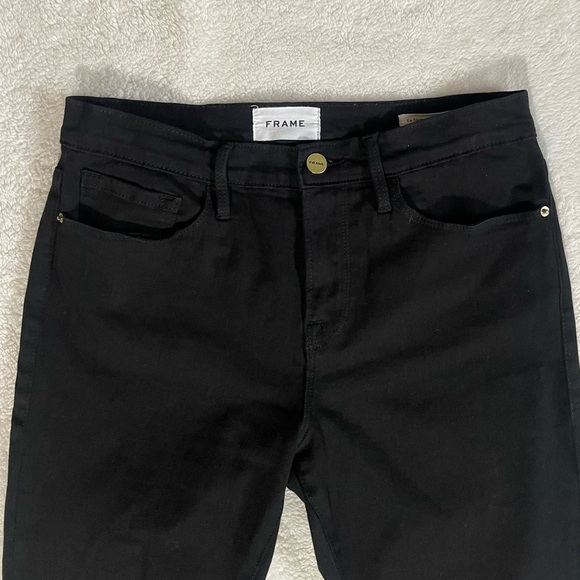 Frame Denim Le Skinny de Jeanne Black 2 - Picture 7 of 16